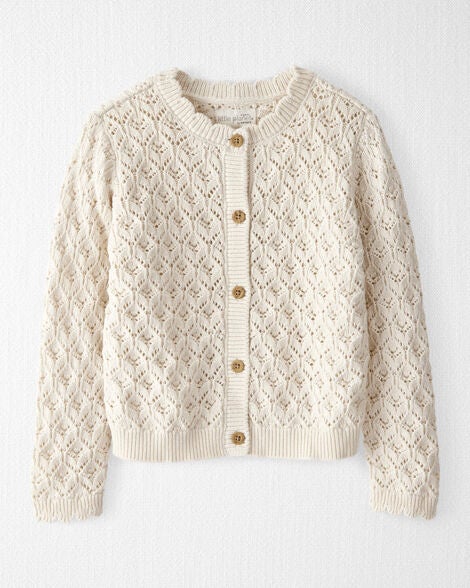  Product image 1 of Toddler Organic Cotton Pointelle Sweater