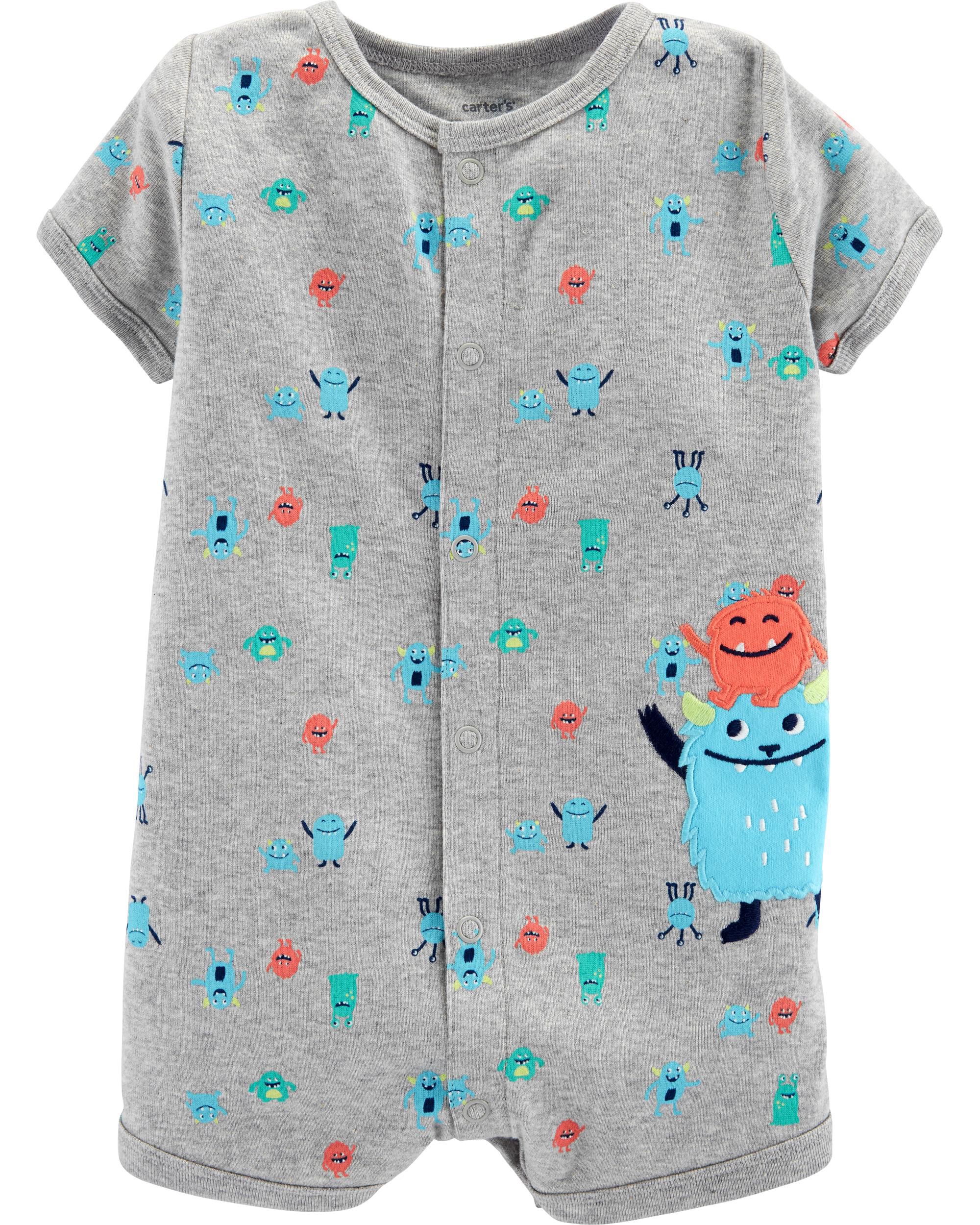Carters Baby Boys Graphic Romper