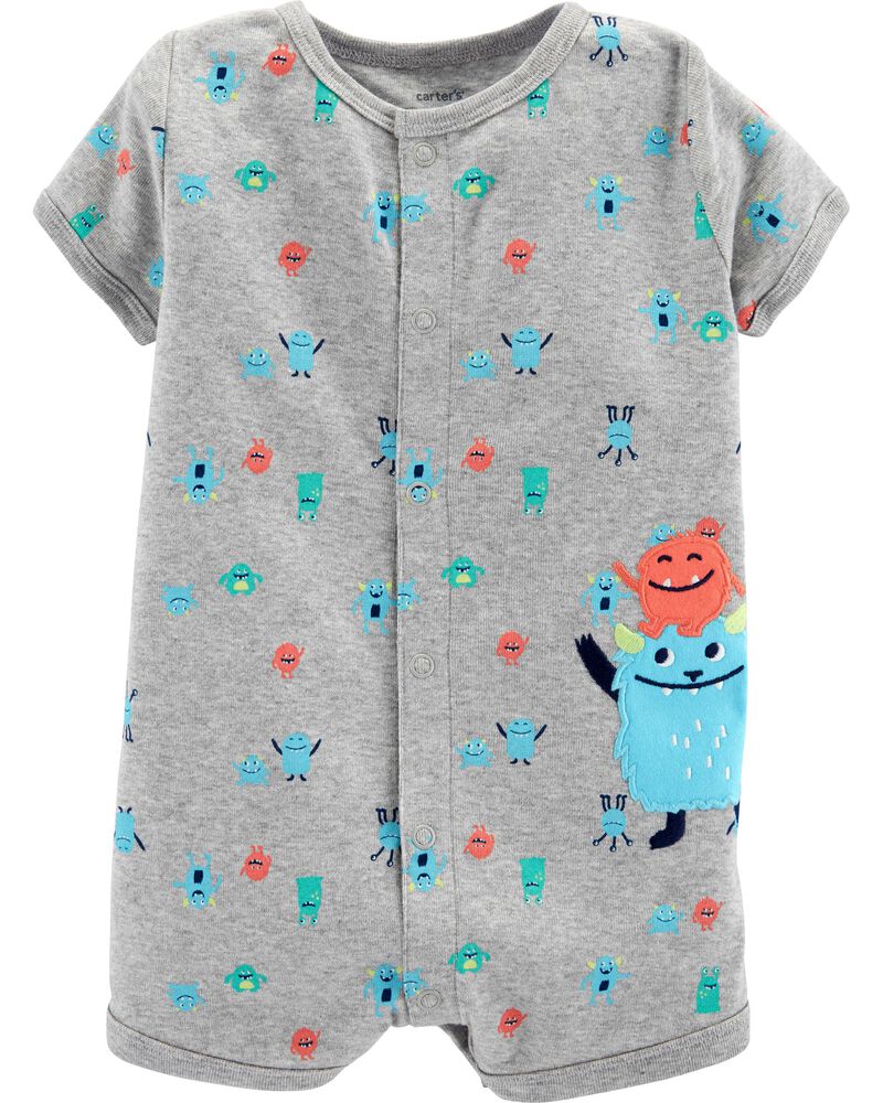 Monster Snap Up Romper Carters Com