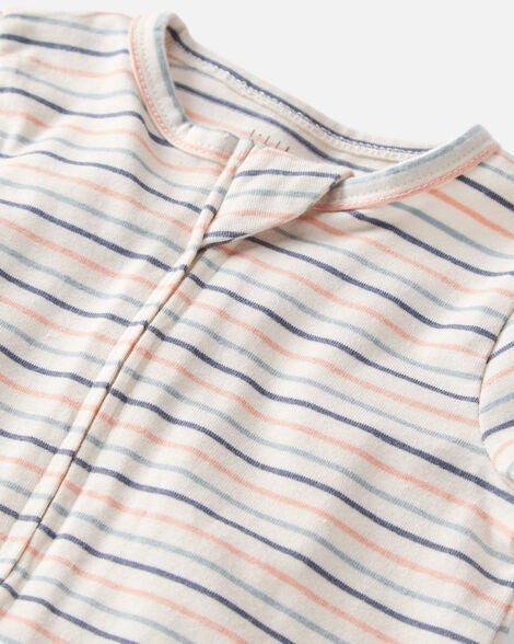  Product image 2 of Baby 2-Pack Organic Cotton 2-Way Zip Rompers