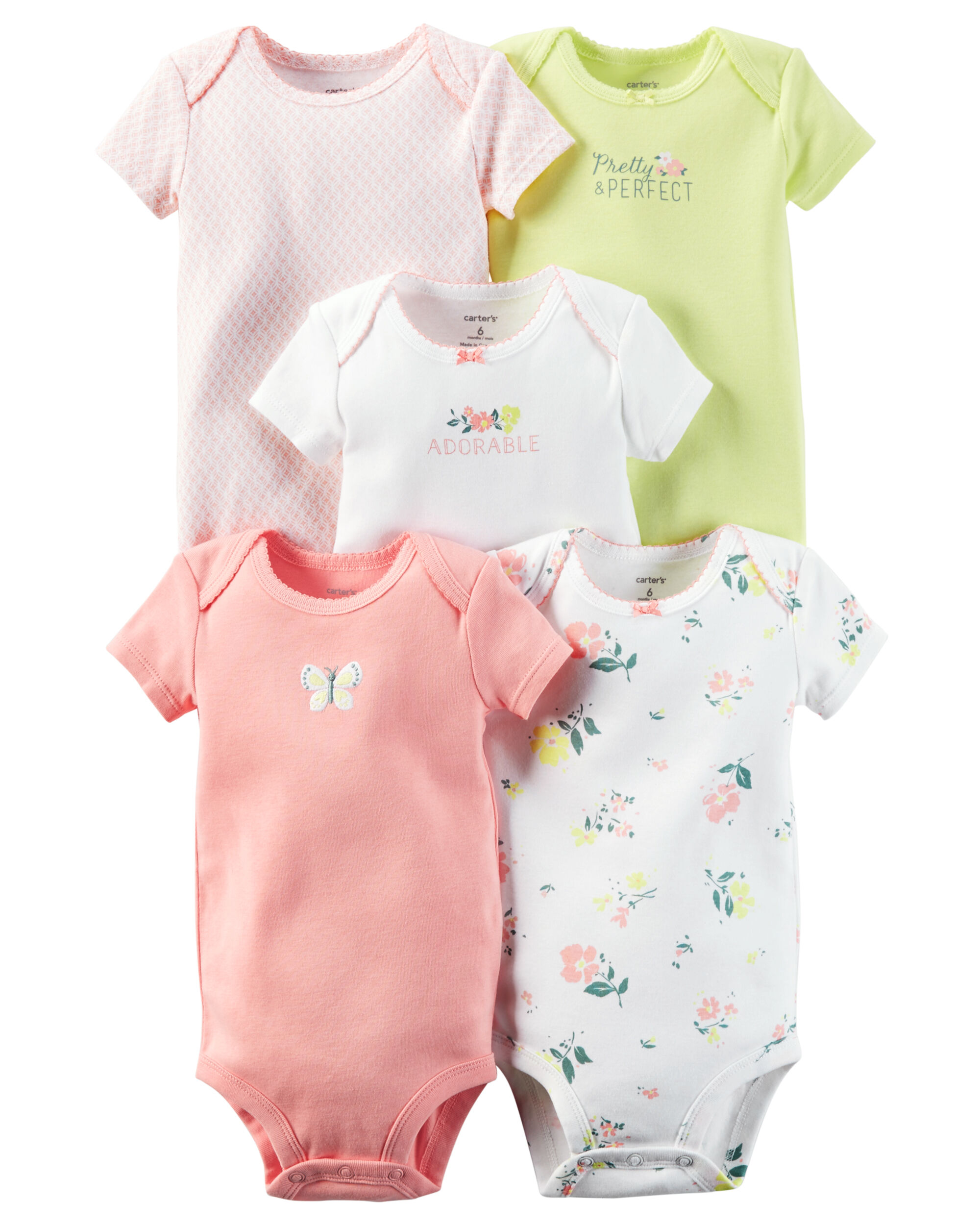 5Pack Original Bodysuits