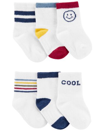 Baby 6-Pack Crew Socks