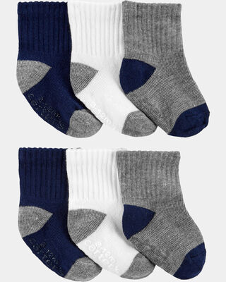 Product image 2 of Toddler 6-Pack Ankle Socks