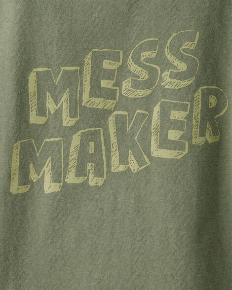 Product image 2 of Toddler Boy Mess Maker Short-Sleeve Graphic Tee - Green