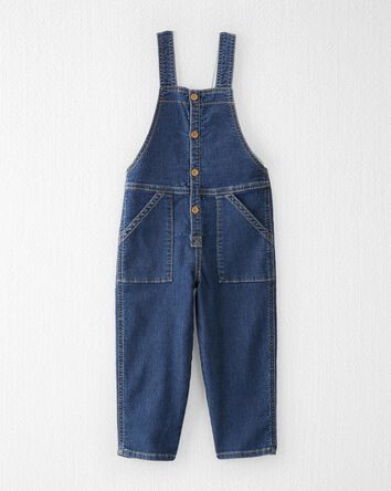 Toddler Denim Overalls Made With Organic Cotton