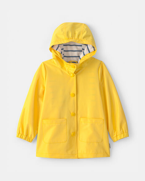 toddler boy raincoat - yellow