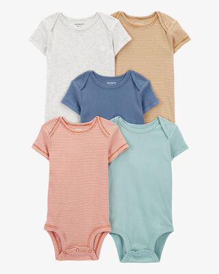 Product image 1 of Baby 5-Pack Short-Sleeve Bodysuits