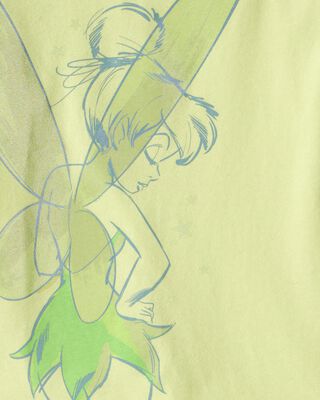Product image 2 of Toddler Tinker Bell Glitter Short-Sleeve Graphic Tee - Green