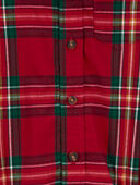 Red/Navy - Baby 3-Piece Plaid Dress Me Up Set, Selected