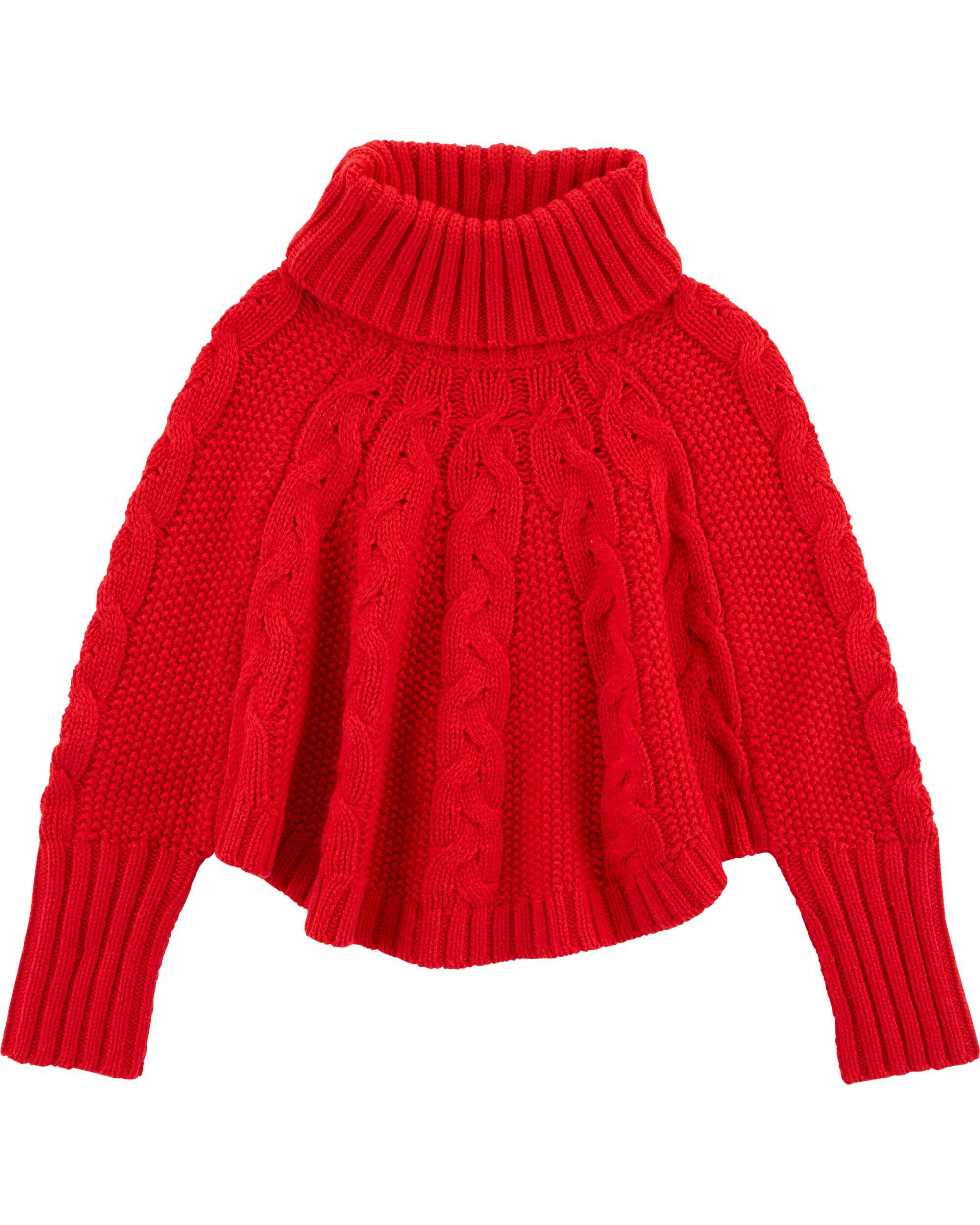baby girl poncho sweater