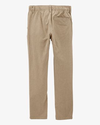 Product image 2 of Kid Poplin Uniform Pull-On Pants - Khaki