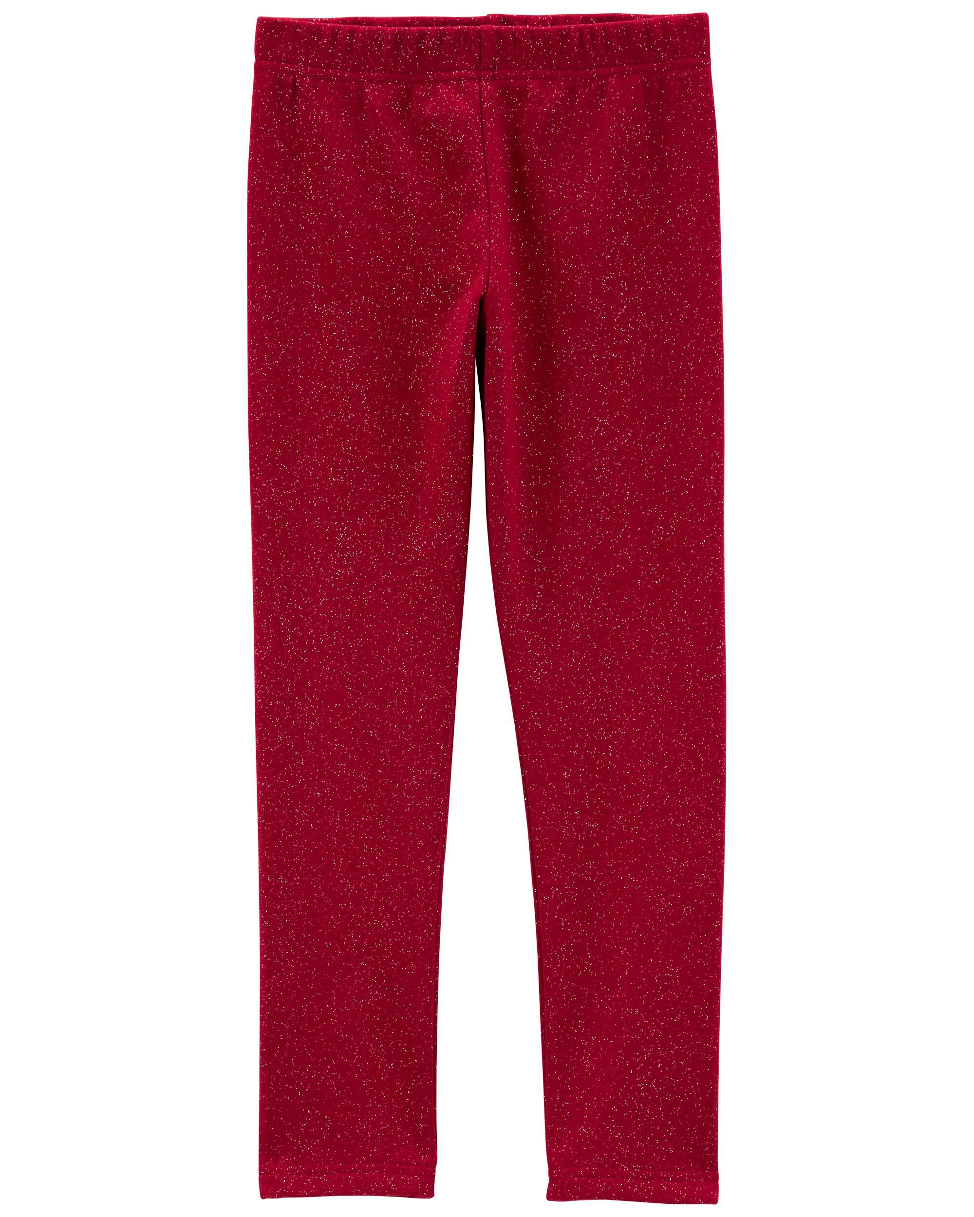 Kid Glitter Cozy Fleece Leggings Carter s Carter s