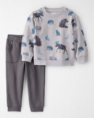 Product image 1 of Toddler 2-Piece Midnight Forest Print Set Made with Organic Cotton