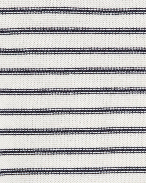 Product image 2 of Kid Striped Pullover Sweater - Black/White