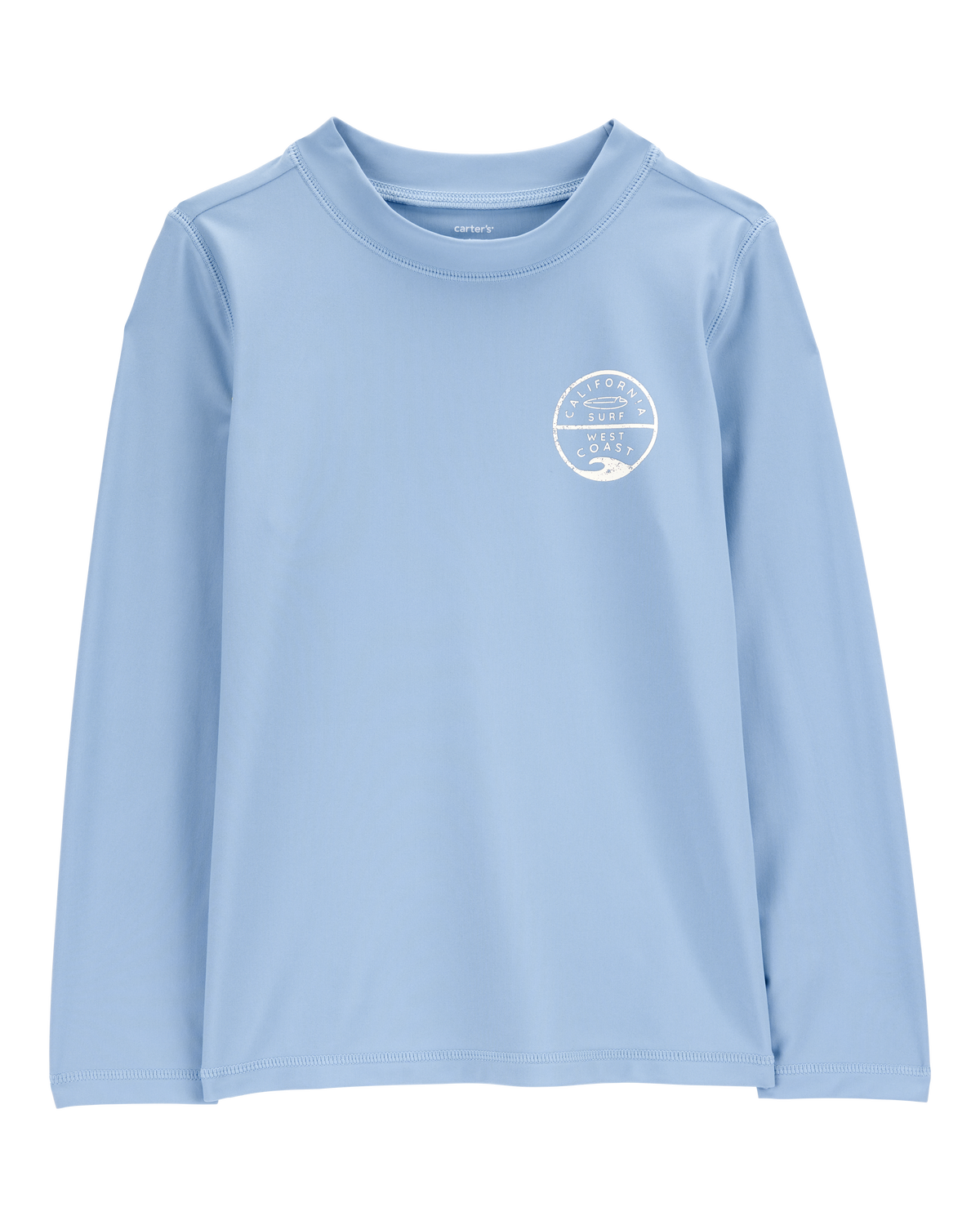 Kid Surfboard Long Sleeve Rashguard - Blue - Carter's | Carter's