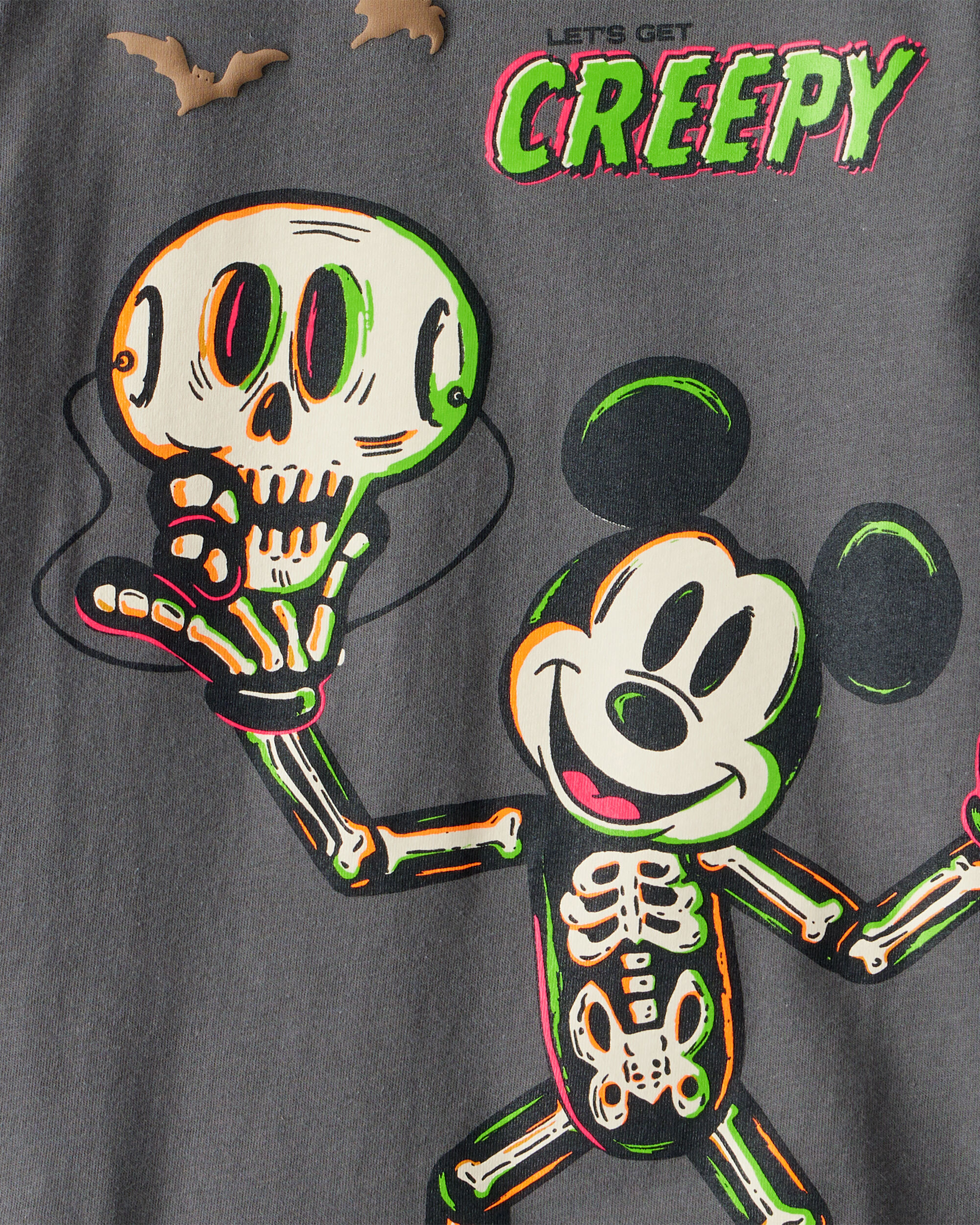 Toddler Boy Disney© Mickey Mouse Halloween short-Sleeve Graphic Tee - Grey