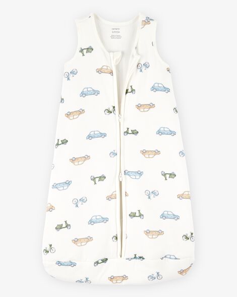  Product image 2 of Baby 2-Way Zip Cars PurelySoft Wearable Blanket - Ivory