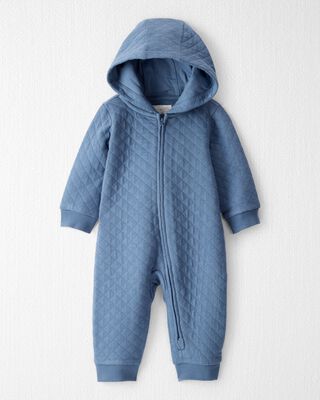 Product image 1 of Baby Quilted Double Knit Jumpsuit Made with Organic Cotton