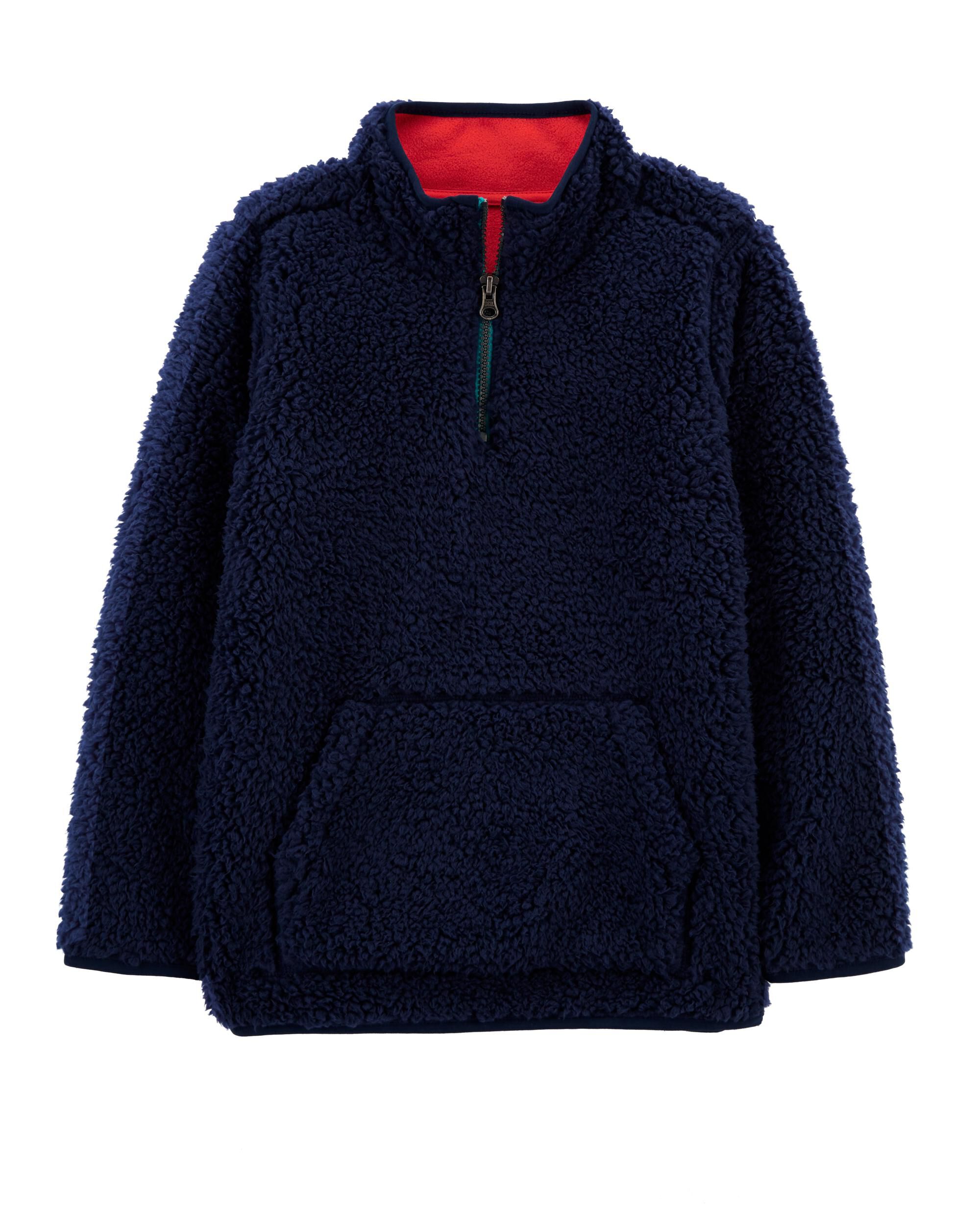  *CLEARANCE* Half-Zip Sherpa Pullover 