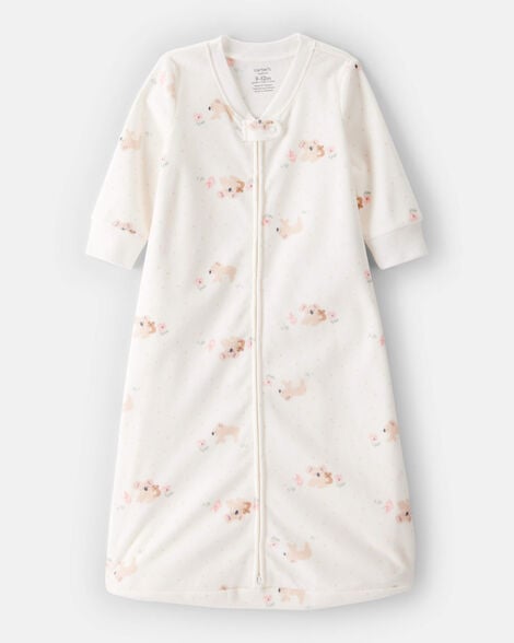 Product image 1 of Baby Koala Print Loose Fit Long-Sleeve Wearable Blanket - White