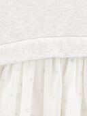 Ivory - Kid Long-Sleeve Fleece Dress, Selected
