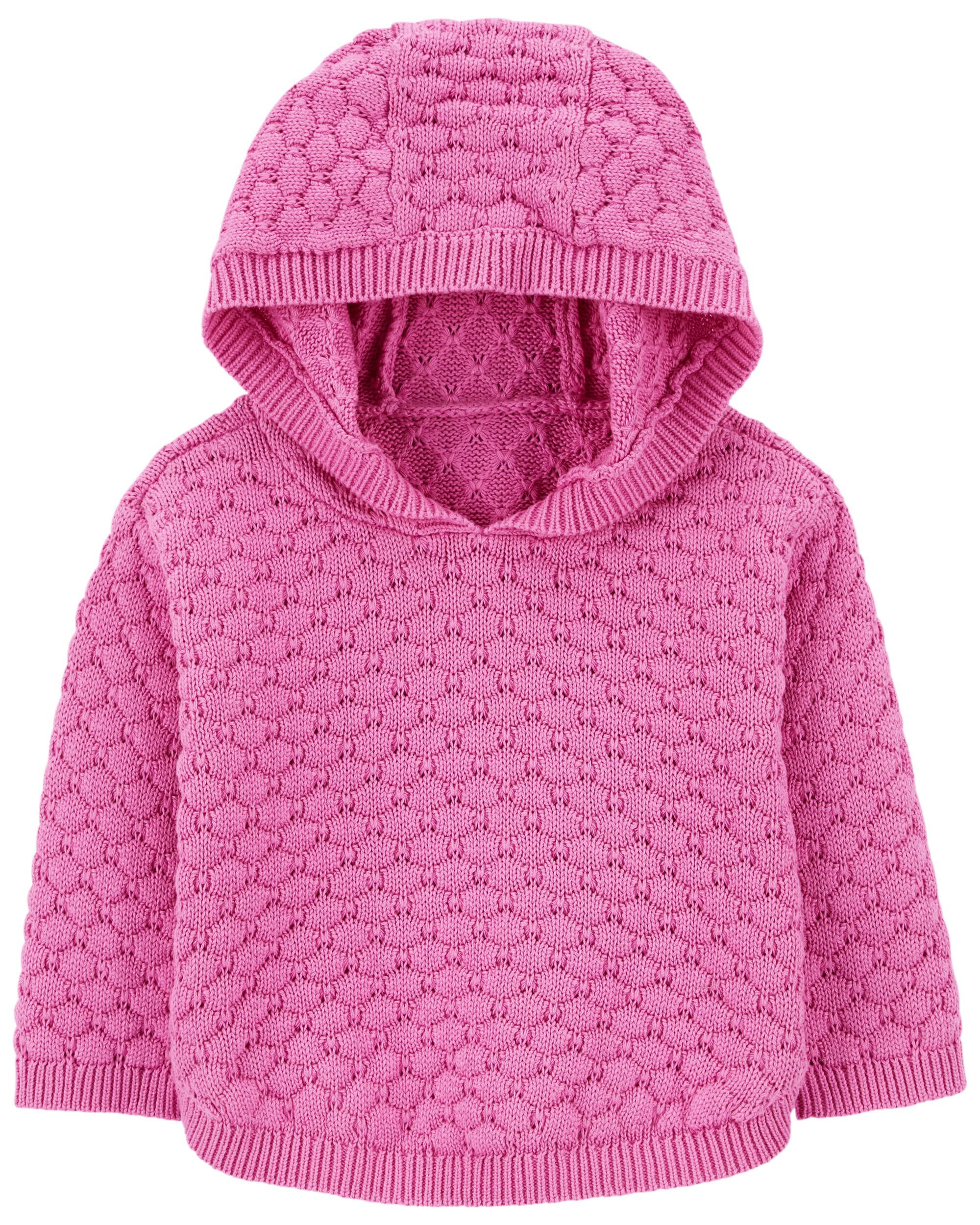 Baby hooded sweater hot sale
