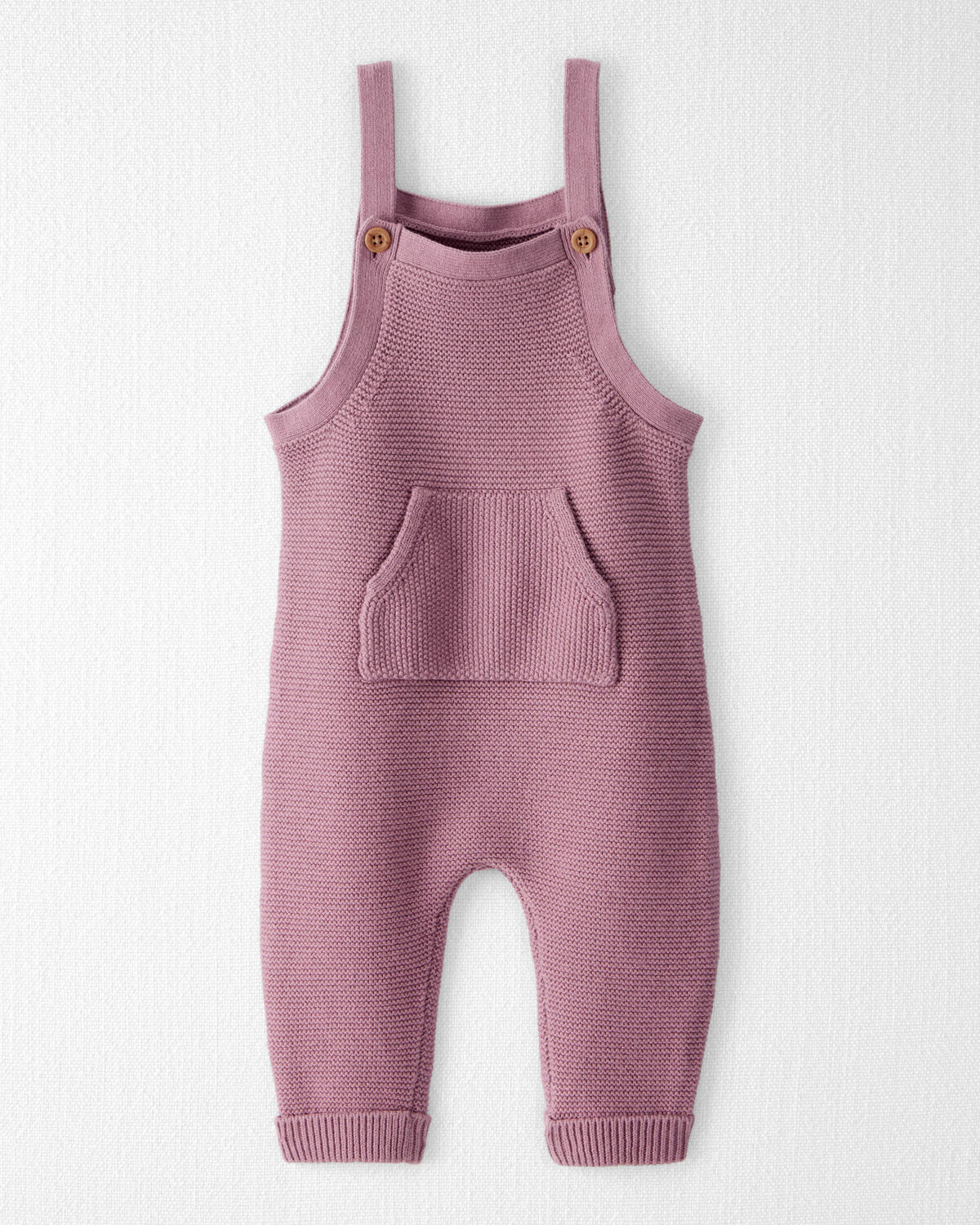 Baby Girl Organic Cotton Sweater Knit Overalls - Little Planet | Carter's