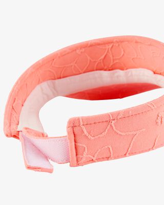 Product image 2 of Kid Floral Visor - Pink