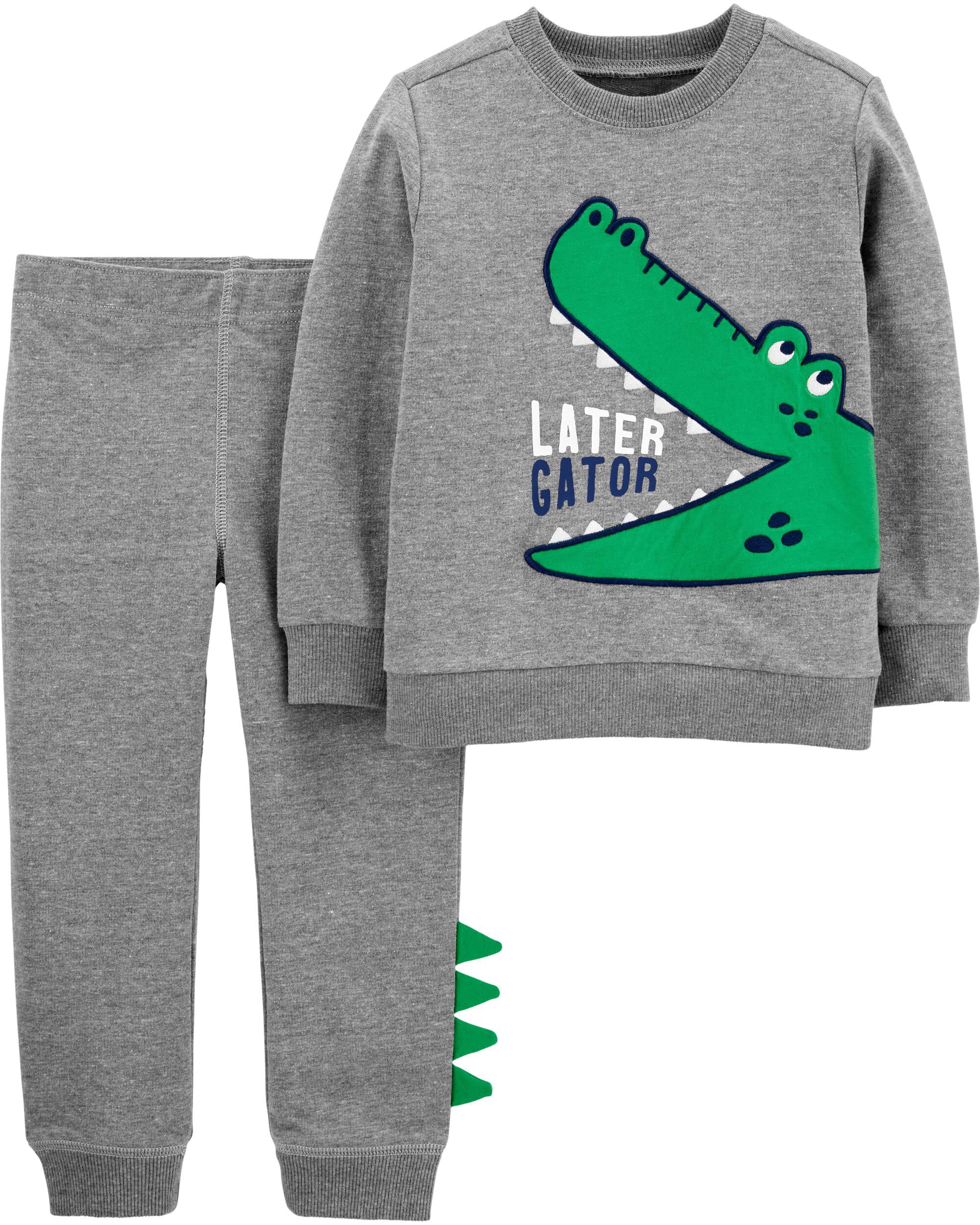 2-Piece Alligator Pullover \u0026 Jogger Set