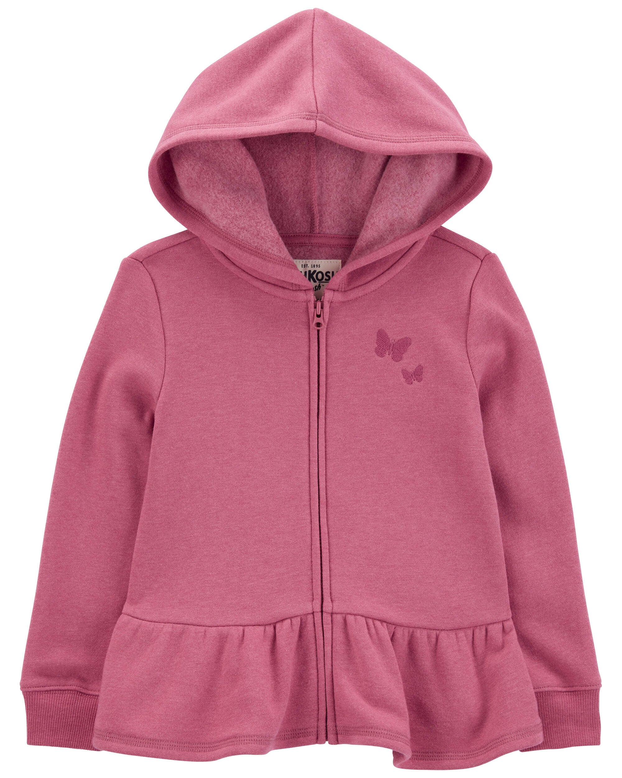Toddler Heart Cotton Blend Pullover - Pink - OshKosh | Carter's