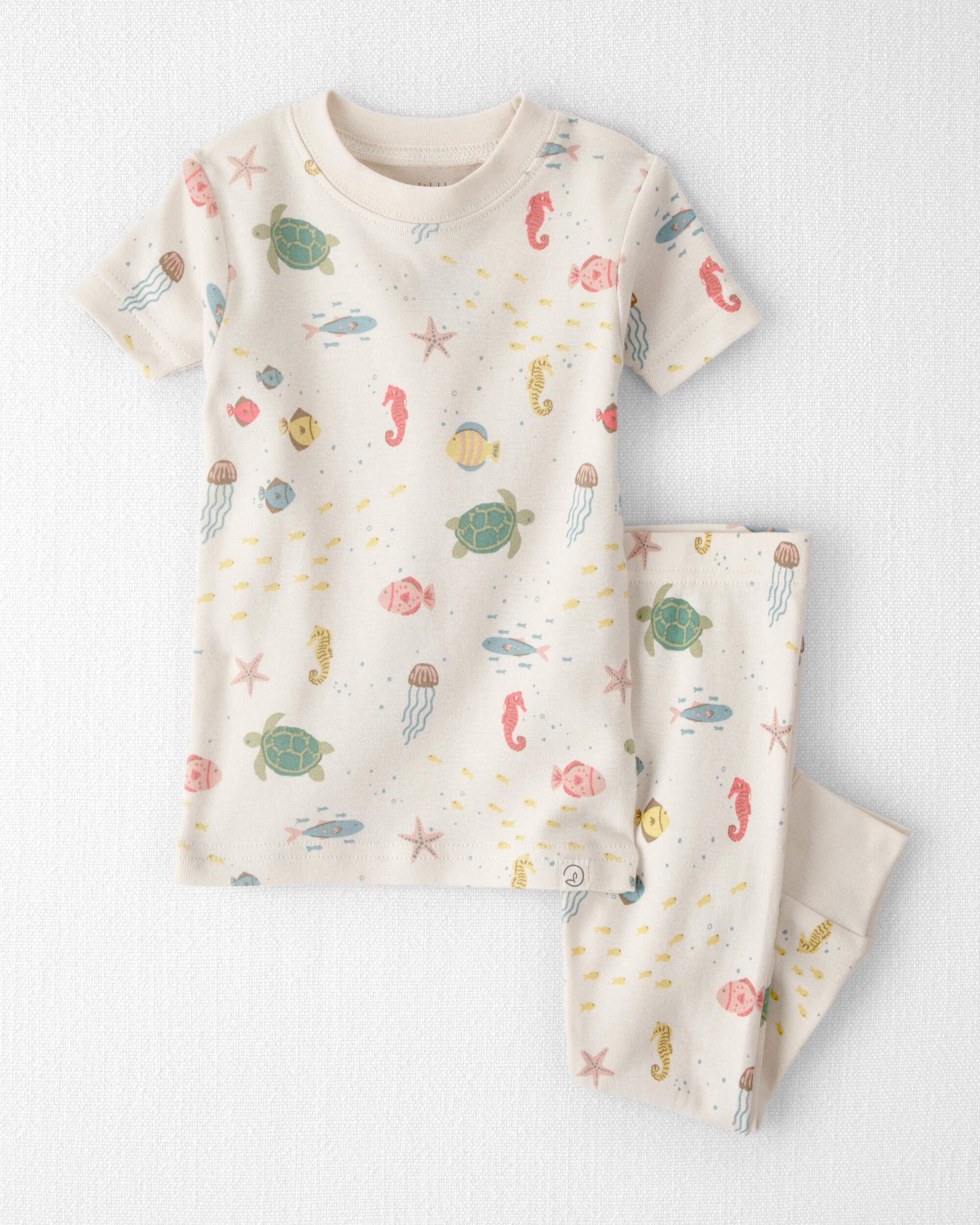 Little Planet Baby 2-Piece Organic Cotton Pajamas in Under the Sea 12M Under the Sea 14$