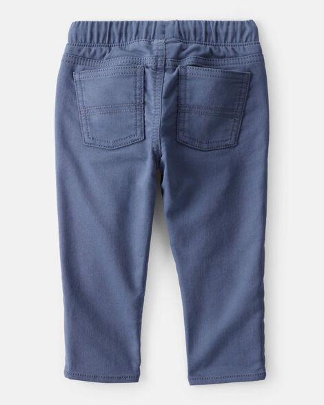 Product image 2 of Baby Boy Cotton Pull-On Fashion Pants - Navy