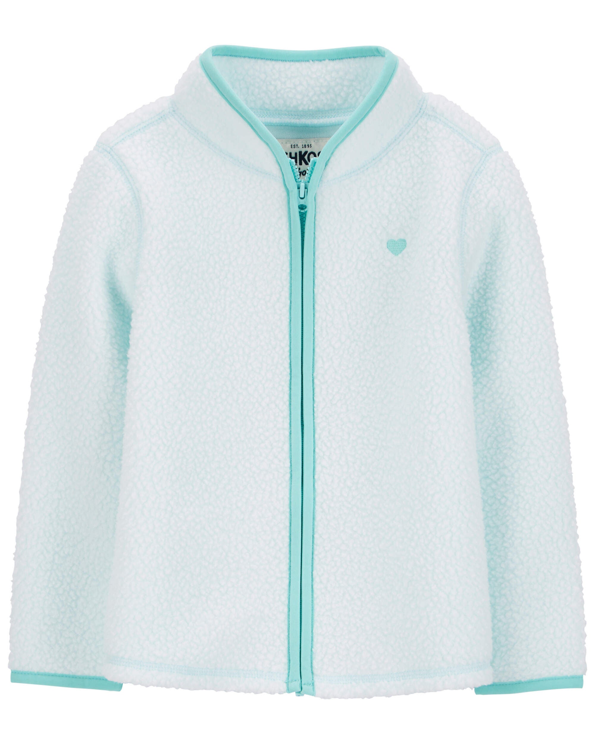 Baby Embroidered Teddy Fleece Jacket