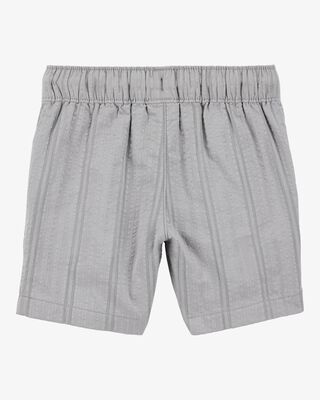 Product image 2 of Baby Seersucker Drawstring Shorts - Grey
