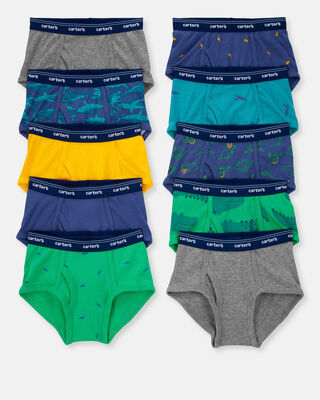 Product image 2 of Boys 10-Pack Cotton Briefs Underwear