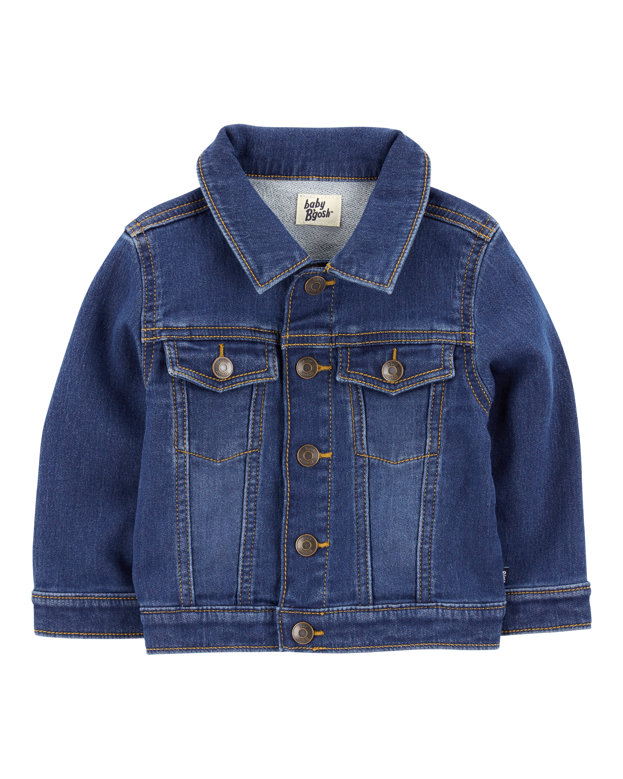 Baby Knit-Like Denim Jacket - Dark Wash