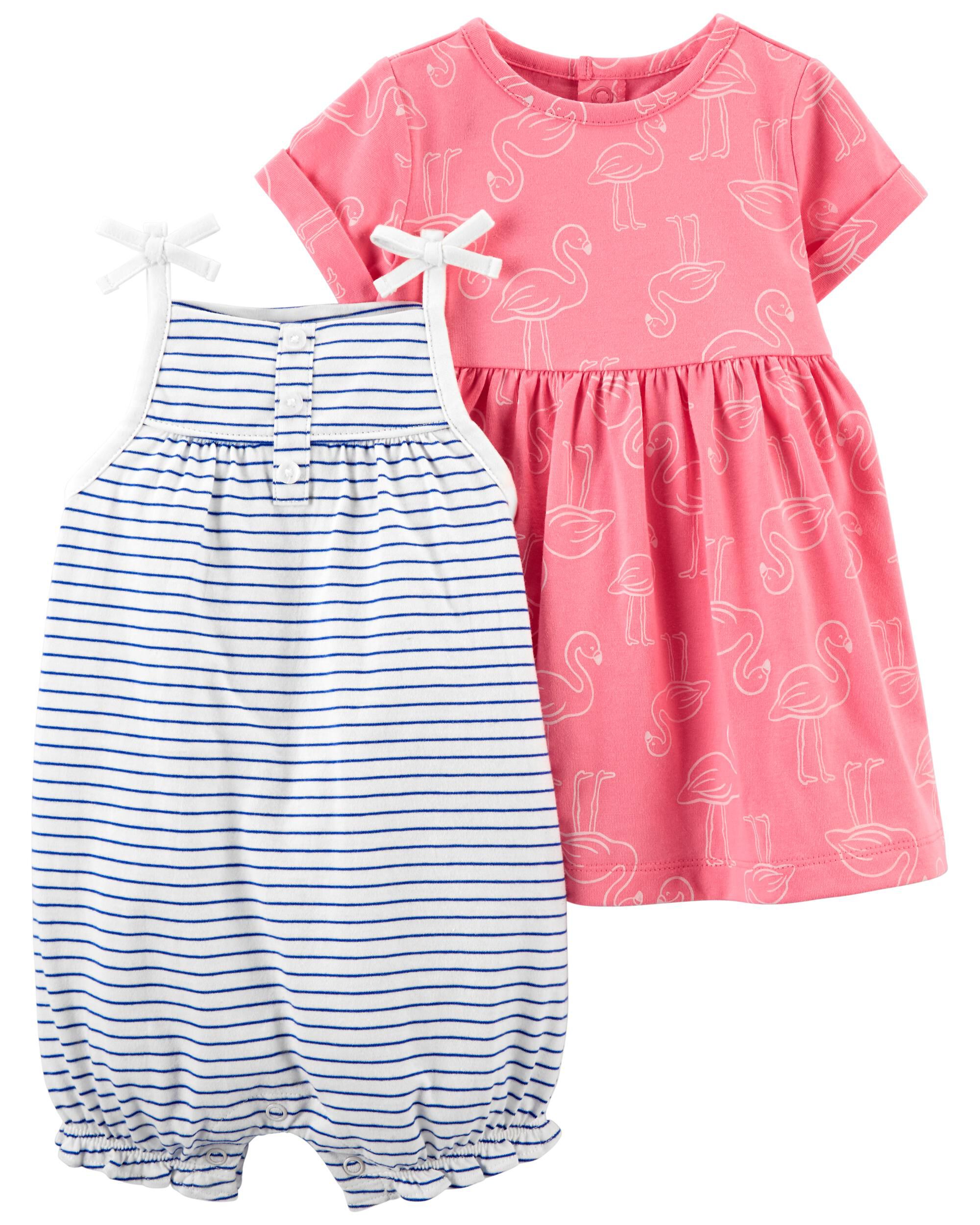 *CLEARANCE* 2-Pack Romper & Dress Set