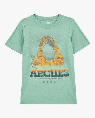 Product image 1 of Kid Arches Short-Sleeve Graphic Tee - Green