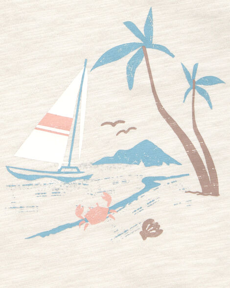  Product image 5 of Baby 3-Piece Beach Print Little Short Set