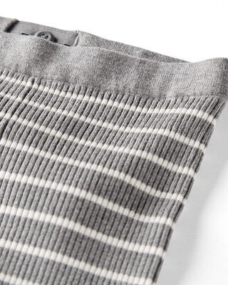 Product image 2 of Toddler Organic Cotton Ribbed Sweater Knit Set in Stripes