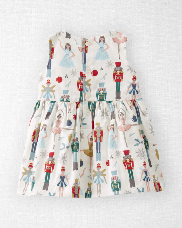 Product image 2 of Baby Girl Organic Cotton Dress in Nutcracker Print
