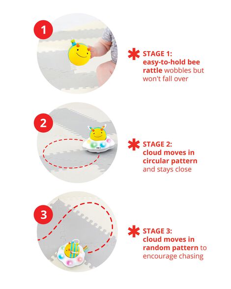  Product image 5 of Explore & More Follow-Bee Baby Crawl Toy