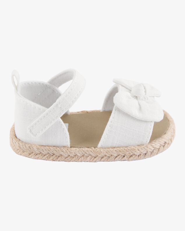 Baby Buckle Faux Cork Sandals  - Navy