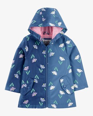 Product image 2 of Baby Color Changing Rain Jacket - Navy