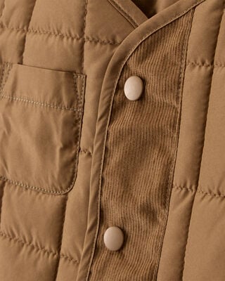 Product image 2 of Toddler Boy Sleeveless Puffer Vest - Brown