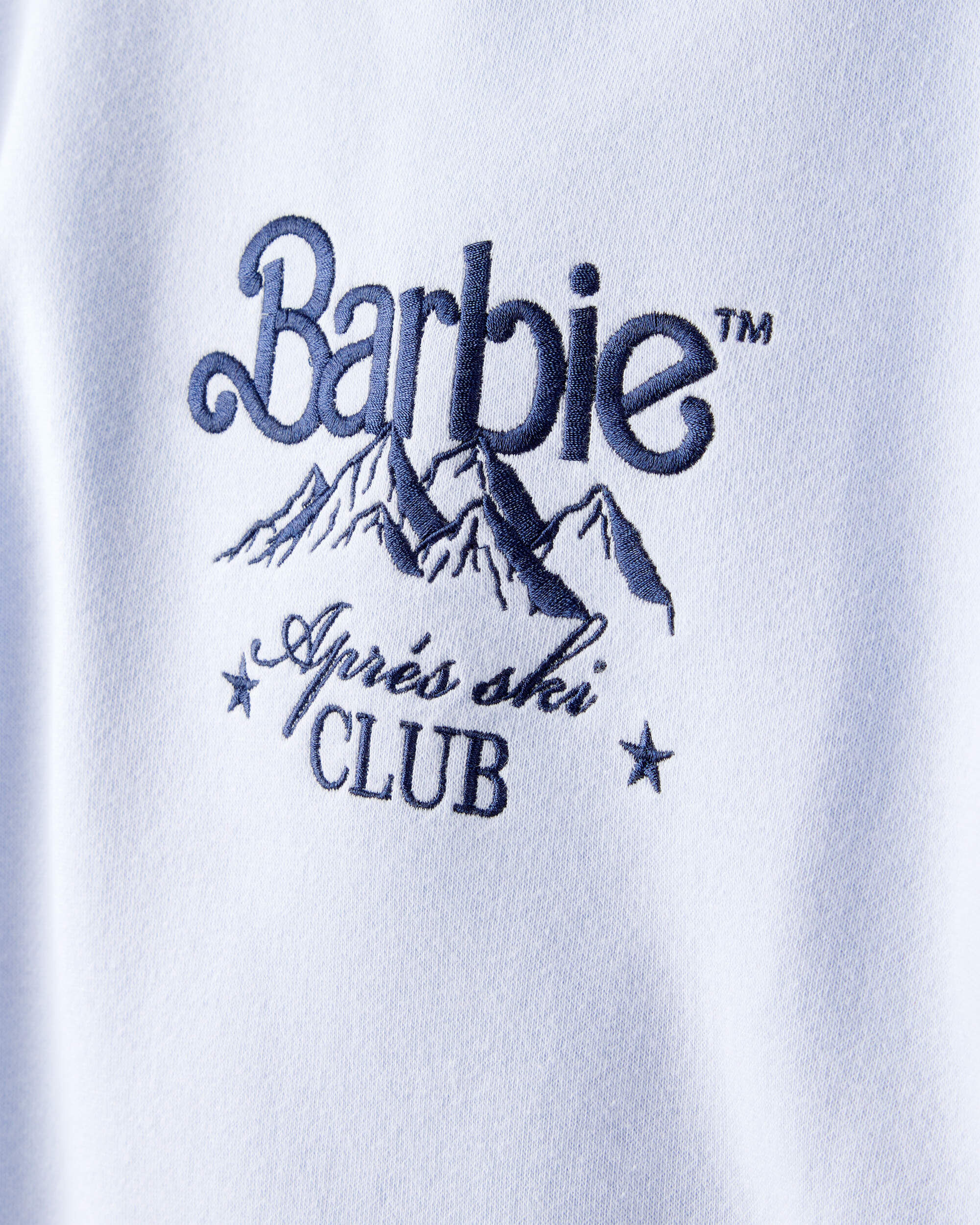 Girls Barbie Long-Sleeve Pullover Sweatshirt - Blue