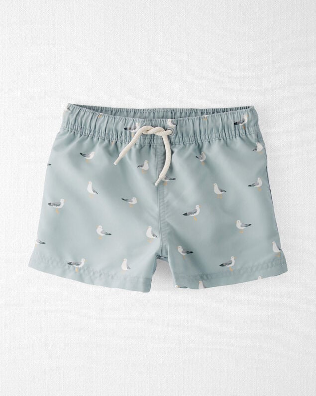 Product image 1 of Toddler Boy Recycled Seagull-Print Swim Trunks