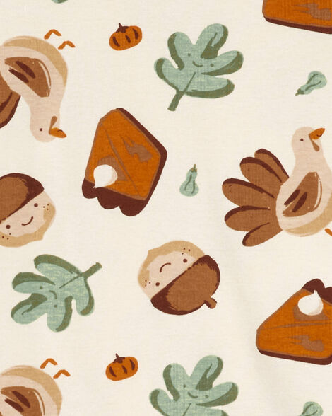  Product image 2 of Kid 2-Piece Thanksgiving 100% Snug Fit Cotton Pajamas