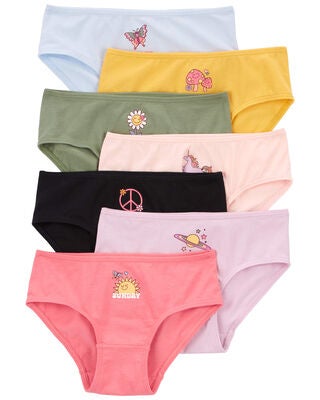 Product image 1 of Toddler 7-Pack Weekdays Hipster Stretch Cotton Undies