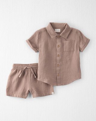 Product image 1 of Toddler 2-Piece Organic Cotton Gauze Set